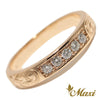 [14K Gold] 2mm Diamonds 3mm Ring [Made to Order] (R0659)