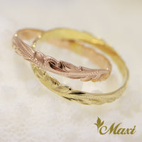 [14K Yellow/Pink Gold] Crossover Ring*Made to Order*(R0715)TRDSP