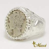 Mercury Dime Cut Ring [Silver 925]