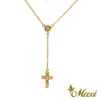 [14K Gold] Rosary Styled Necklace-Small*Made-to-order* (N-C0162+P1165)Newest