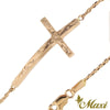 [14K Gold] Cross Bracelet *Made-to-order*(TRDSP B KN0049)