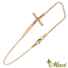 [14K Gold] Cross Bracelet *Made-to-order*(TRDSP B KN0049)