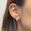 [Silver 925] Scallop Edge Hoop Pierced Earring*Made-to-order* (E0208)