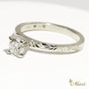 [Platinum] Half Carat Diamond Ring-Flat 2mm *Made to Order*