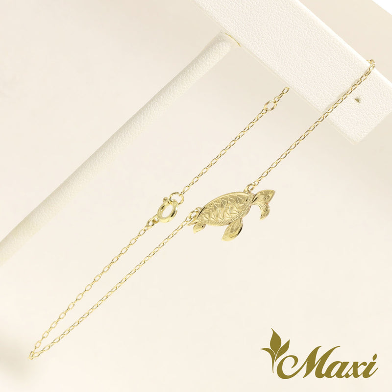 [14K Gold] Honu(Hawaiian Sea Turtle) Bracelet *Made-to-order*(TRD)