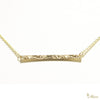 [14K Gold] Flat Bar Necklace *Made-to-order*Newest