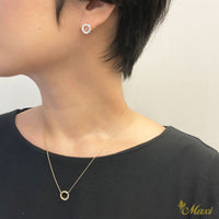 [14K Gold] Hoop Charm Necklace*Made-to-order*(KN0036)