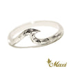 [Silver 925] Small Nalu Wave Ring [Made to Order] (KR0040)(Best Seller)