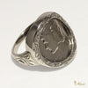 Mercury Dime Coin Wrap Ring [Black Chrome Silver 925]