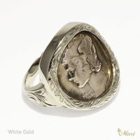 Vintage Mercury Dime Coin Wrap Ring [14K/18K Gold]