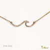 [14K Gold] Nalu Wave Diamond Necklace *Made-to-order*Newest