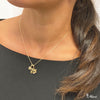 [14K Gold] Heart Pendant with Diamond-Hand Engraved Traditional Hawaiian Design*Made-to-order* (H0107)