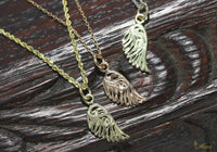 [14k Gold] Pueo(Hawaiian Owl) Feather Pendant