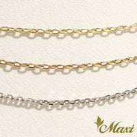 [14K Gold] 1mm Cable Chain