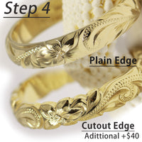 [14K Gold] Custom 4mm Close Bangle Bracelet *Made to Order*