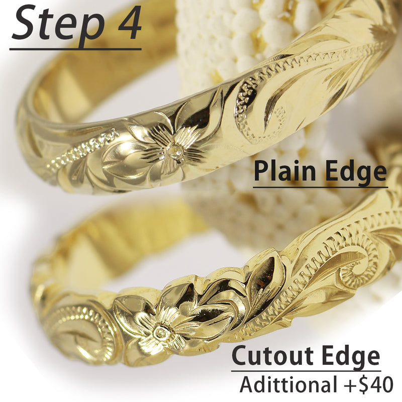 [14K Gold] Custom 3mm Close Bangle Bracelet*Made-to-order*