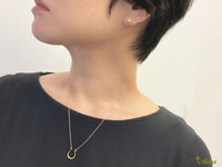 [14K Gold] Horseshoe Necklace *Made-to-order*(KN0002)