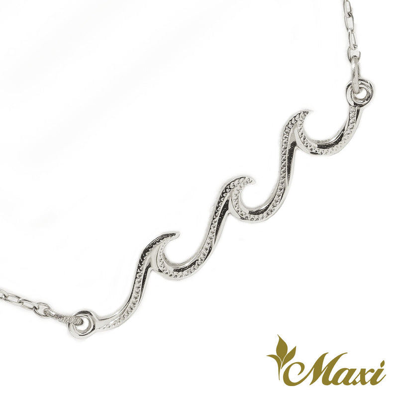 [14K Gold] Triple Nalu Wave Anklet*Made to order*